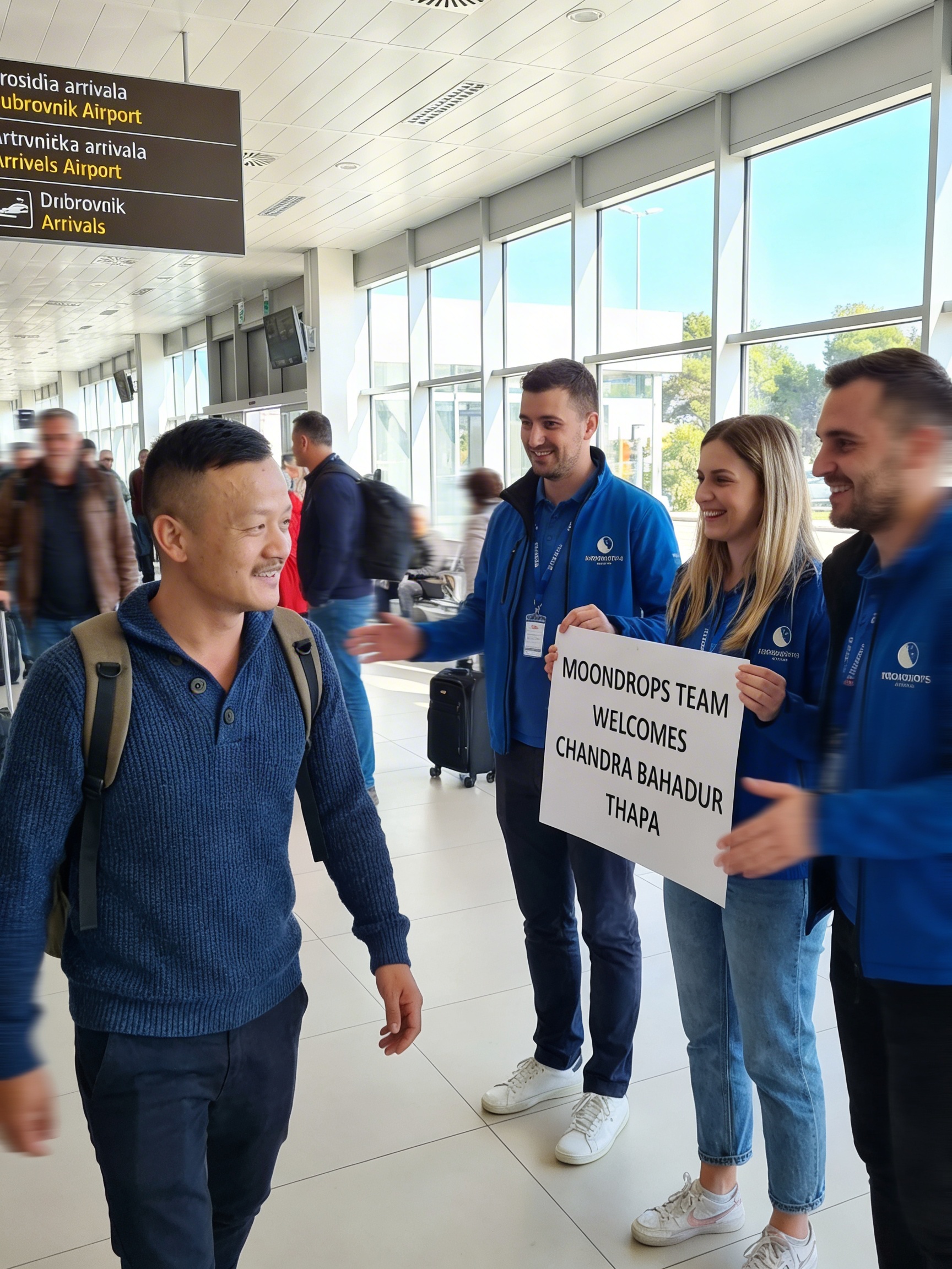 Moondrops team receives you when you land